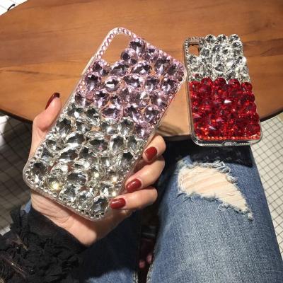 China Luxury Bling Diamond Phone Case Bling Rhinestone Case Diamond Phone Cover For iPhone 6 6plus 7 8 7 plus 8 plus X max max phone 11 11 case xs xr xs pro for sale