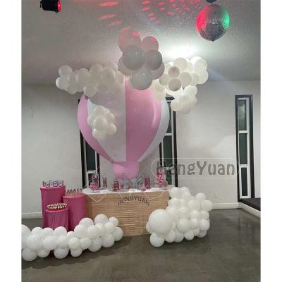 China Hot Advertising Hengyuan 3ft/5ft PVC Inflatable Half Air Balloon Hanging Hanging Balloon For Baby Shower Party Decoration for sale