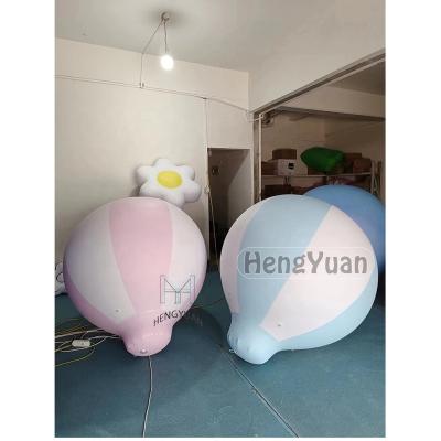 China Half Hengyuan 5ft PVC Advertising Air Balloon Hot Inflatable Baby Shower Balloon With Pump For Hanging for sale