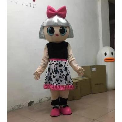 China Adult Size White Lol and Africa Lol Mascot Costume, Mascot Minion Party Hengyuan Costume for Halloween for sale