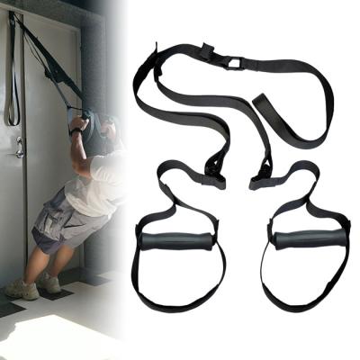 China Universal Fitness Resistance Bands Tension Pull Rope Training Ties Workout Home Training Hanging Belt for sale