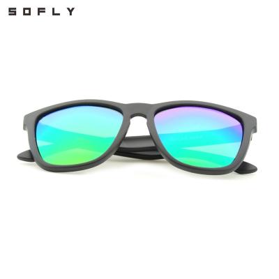 China Fashionable Sunglasses 2021 Brand OEM Factory PC Frame UV400 Polarized Sunglasses for sale