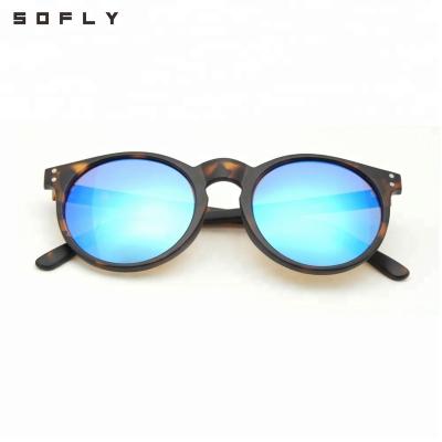 China China Factory Fashion Light And Flexible Part Round Polarized Sunglasses for sale