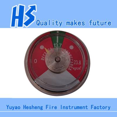 China Stainless Steel Case Interna Brass Pressure Gauge For Fire Extinguisher for sale