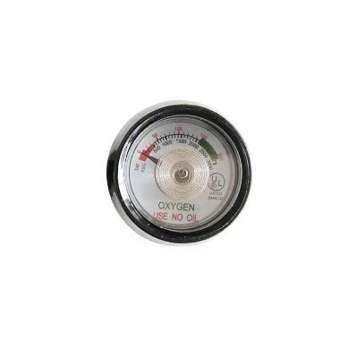 China Stainless Steel Case Spiral Interna Brass Medical Oxygen Tube Pressure Gauge High Pressure Gauge for sale