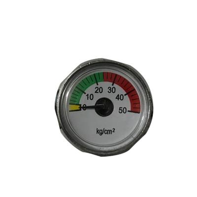 China Chrome Plated Various Types Brass High Quality Customized Dial 1inch 25mm Mini Pressure Gauge for sale