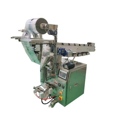 China Semi-automatic Small Pouch Food Granular French Fries Products Puff Toys Screw Card Packaging Machinery for sale