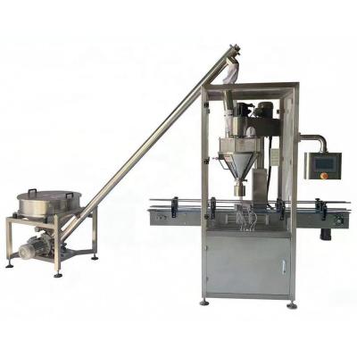 China Food Pouch 500g Automatic Milk Powder Packing Cup Dry Bottle Packing And Filling Machine for sale