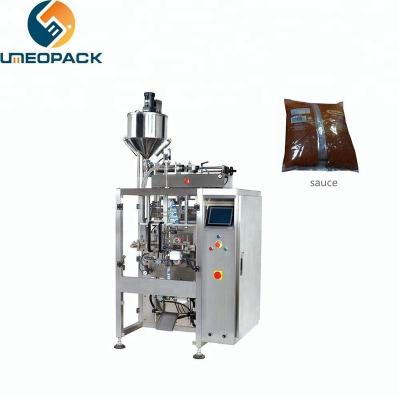 China CLOTHING Liquid Ketchup Tomato Sauce Sachet Chili Sauce Filling And Gasket Machine for sale