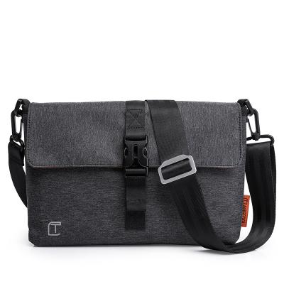 China Waterproof New Arrival High Quality Oxford Cloth Black Shoulder Bag For Men  Outdoor Sports Custom Men's Chest Bags for sale