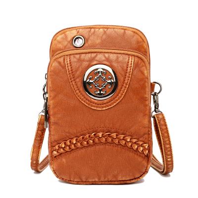 China Unisex Women - Super Soft Synthetic Leather Body Bag Phone Factory Price Cross - Cross Body Bags Daily Use Shoulder Bags With Earphone Hole for sale