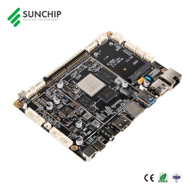 China RK3399 Android/Linux-System-Mutterplatten 4G LVDS 4K Android 10-Steuerung Media Player-Mutterplatte zu verkaufen