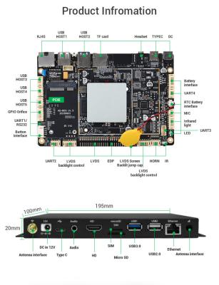 China 4K Ultra HD Android Multimedia Box , WiFi Network 4G LTE Android Multimedia Player Box for sale