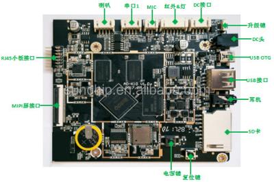 China Betten industrielles ARM RJ45 Brett HD heraus Audiocodec mit mehrfachen Sprachen ein zu verkaufen