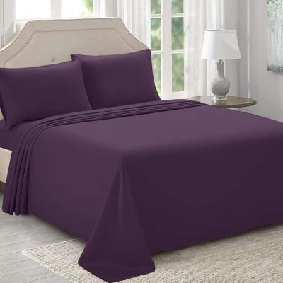 China Plain 100% Cotton Bedding Comforter Sheet Sets Full King Queen Size Bed Set for sale