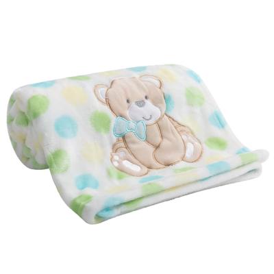 China Waterproof 100% Polyester Muslin Animal Baby Wrap Cotton Baby Blanket for sale