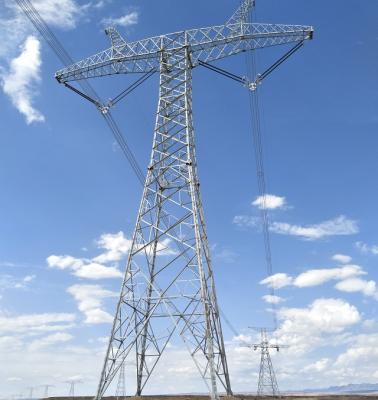 China Electric Power Transmission Sales Hot Dip Angle Steel 220kv Electric Power Hot Galvanized Tower for sale