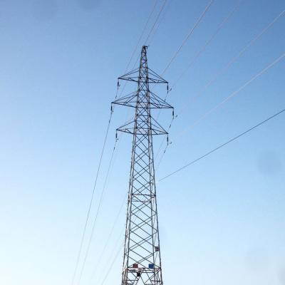 China Electric Power Transmission Electric Power Steel Lattice Hot Dip Galvanized Transmission Line 33KV Tower for sale