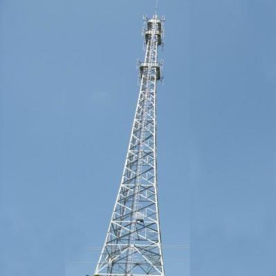 China 60m Galvanized Steel Angel Q355/Q255 Steel Lattice Telecom Lattice Telecom Mobile Tower for sale