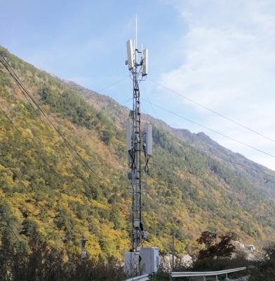 China Steel Angel Q355 / Q255 Cellular Mobile Galvanized Steel Telecommunication Tower for sale