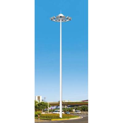 China 30m Outdoor Lighting Hot Poles 20m 25m High Mast Turned Steel Lamp Pole High Mast for sale