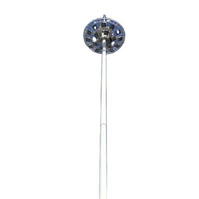 China Useful 15m High Pole High Pole Flood Lighting Poles Galvanized Pole Lamp For Sale for sale