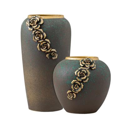 China Minimalist Factory Directly Sell India Style Flower Vase Office Home Interior Decor Simple Use Ceramic Vase Vase for sale