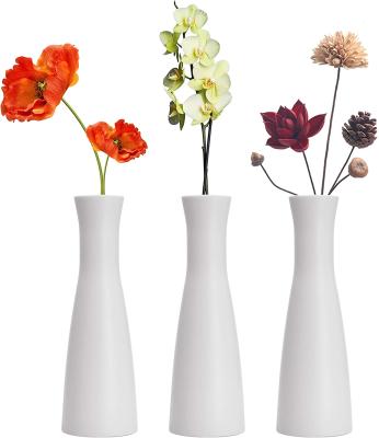 China Home Vase Porcelain Modern Home Ornaments In Nordic Simple White Minimalist Flower Arrangement Hydroponic Ornaments Decoration for sale