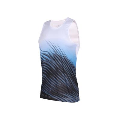 China New Listing QUICK DRY High End Breathable Custom Vest Men's Single Tank Top for sale