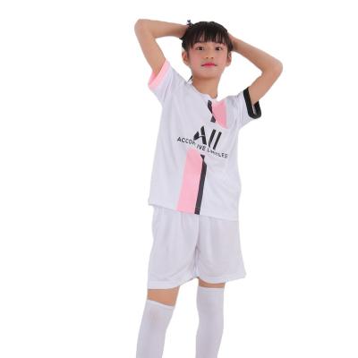 China High End Breathable Quick Dry Custom Kids Style Custom Soccer Jersey Sets for sale