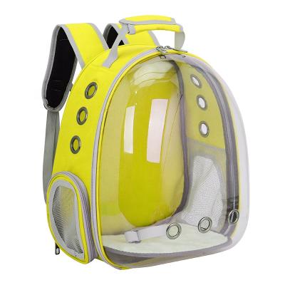 China Transparent Viable Backpack Bubble Carrier Pet Space Capsule Backpack For Dogs Cats Puppies Airline Approved for sale