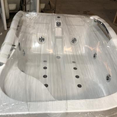 China Durable For 2 Person Square Hydraulic Massage Bathtub for sale