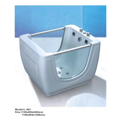 China Blue Massage Rectangle Whirlpool Baby Bathtub Wholesale From China for sale