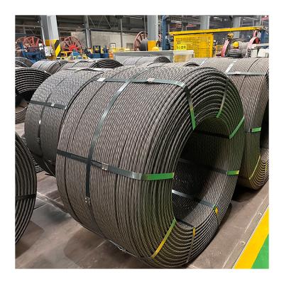 China High Tensile Uncoated Building Materials Bridge 7 Pole Railway Wire Prestressing Concrete Steel Wire for sale