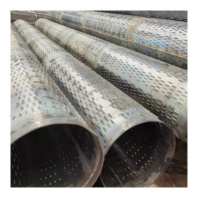 China Water Pipeline Long Stainless Steel Welded Round Tubes Perforated Filter Tubes For Water Pipeline for sale