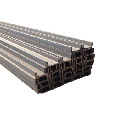 China Custom Support System Competitive Price 200X100X5.5X8 150X150X7X10 125X125 Galvanized Carbon Steel U Bar for sale