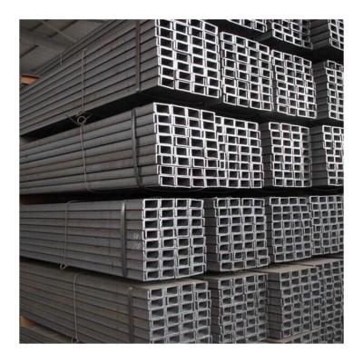 China Wholesale Low Price China Carbon Support System Support Galvanized Steel 6M Length Steel U Channel C Channel Post C Profile Steel for sale