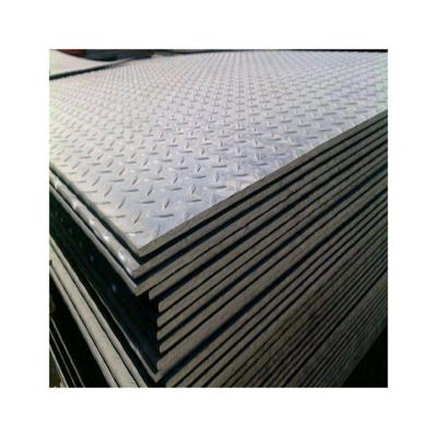 China Hot Rolled Galvanized Checkered Steel Plates Diamond Plate Metal Sheet For Architectural Steel Plate and Engineering Structures for sale