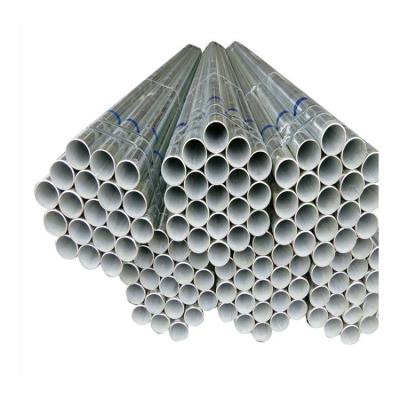 China Liquid Pipe Length Optional Factory Price Galvanized Steel Welded Round Pipe For Greenhouse Steel Structure for sale