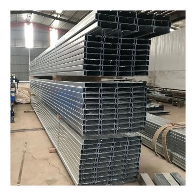 China Support System Factory Direct Sale Wholesale Price Galvanized Steel C Channel For Building for sale