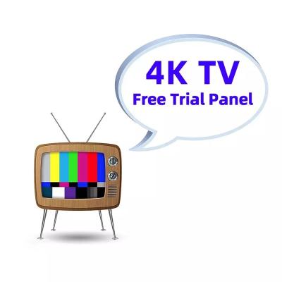 China High Sensitivity Free Trial 4K IPTV Subscription Code Reseller Panel M3U 4K For Android TV Box for sale