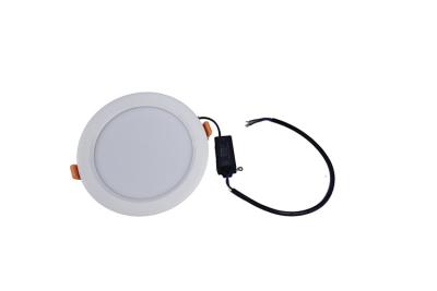 China Eco Friendly 13W Ultra Thin LED Downlights 85mm Cut Out Diameter Brush Nickel for sale