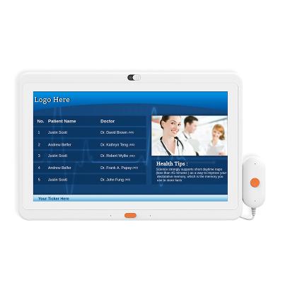 China POE Medical Touch Screen Service Handle Call Patient Care Anti-dust Wall Mount Hospital Android Tablet en venta