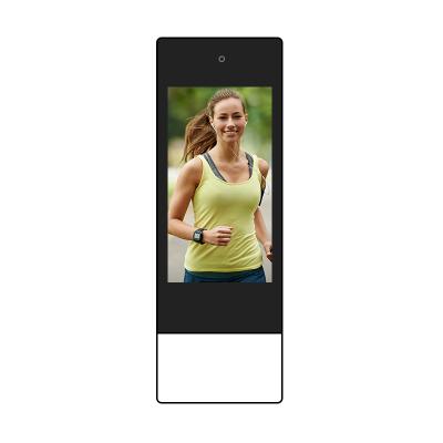 China Reflective Exercise Fitness Visual Trainer Display Full Length Mirror Smart Led Gym Mirror For Living Room for sale