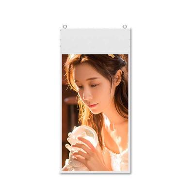 China Double Sides Indoor Ceiling Handle Double Screens LCD Screen Shopping Mall AD Display Signage Digital Advertising Player for sale