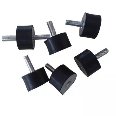 China With screw feet factory wholesale rubber bolts with screw machine anti-aging feet adjustable rubber feet for sale