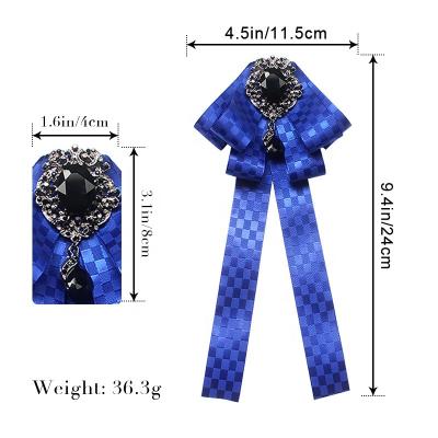 China Bow tie flower bow tie flower host dress uniform handmade performance Korean wedding props wedding bow tie version of the collar of the main children tighten for sale