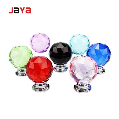 China Easy Installation Gold Cabinet Handles Knobs Handles Furniture Knob Door Antique Crystal for sale