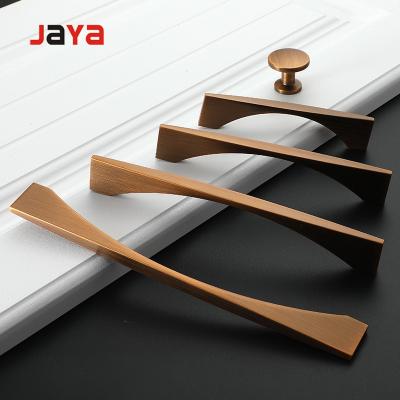 China Modern Cabinet Knurled Branch Handle Creative Kitchen To Handle To Handle Zinc Alloy Modern Bronze Solid for sale