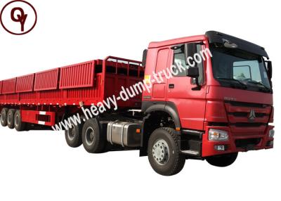 China Ten Tires Heavy Duty Tractor Truck , 6x4 371HP Semi Truck Tractor for sale